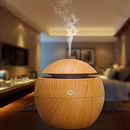 BreatheEase™ - Compact Wooden Air Humidifier