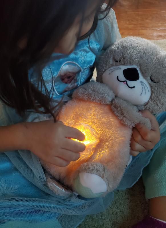 🐻 Cuddling Breathing Teddy Bear with Music, Sound, and Light