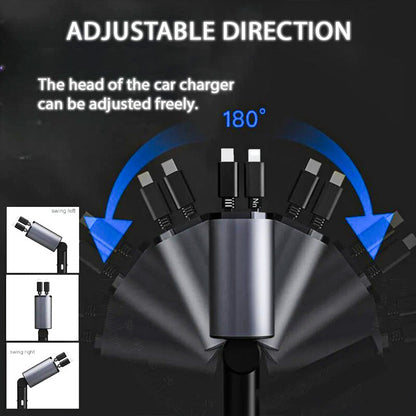 4 IN 1 RETRACTABLE CAR CHARGER