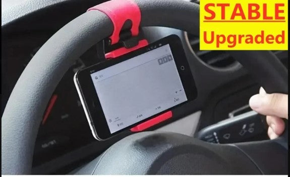 🚗 Universal Steering Wheel Phone Holder – Compact and Convenient 📱