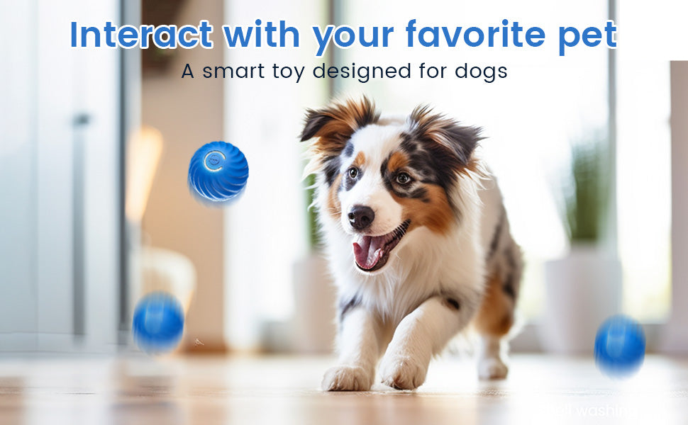 FidoFun™- Rechargeable Interactive LED Ball Toys For Pets